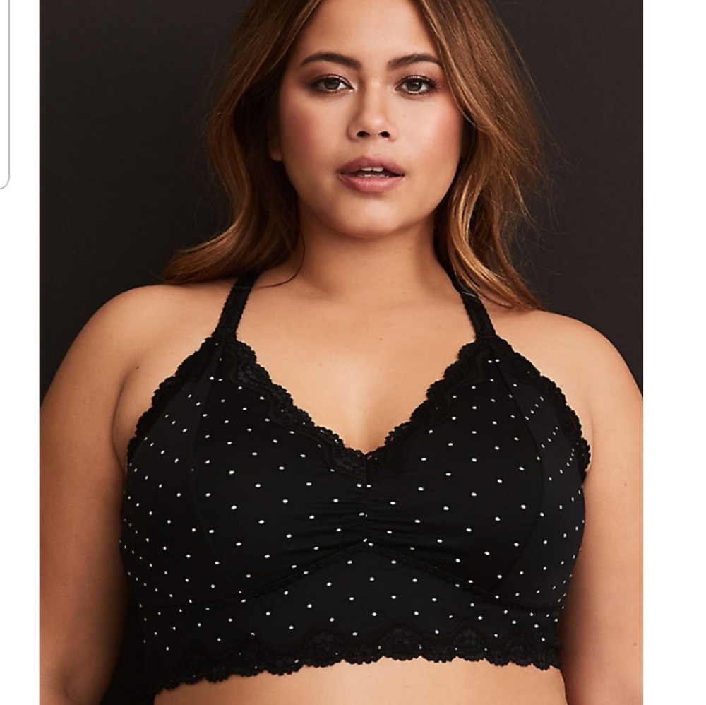 Price Firm!! Torrid Polka Dot Print Bralette - Picture 3 of 3